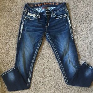 Rick Revival ankle skinny jeans